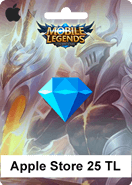 Apple Store 100 TL Mobile Legends Bang Bang